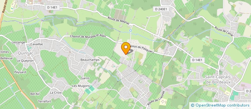 localisation de l'entreprise LE CLOS SAINT CHRISTOPHE  CAMBLANES-ET-MEYNAC