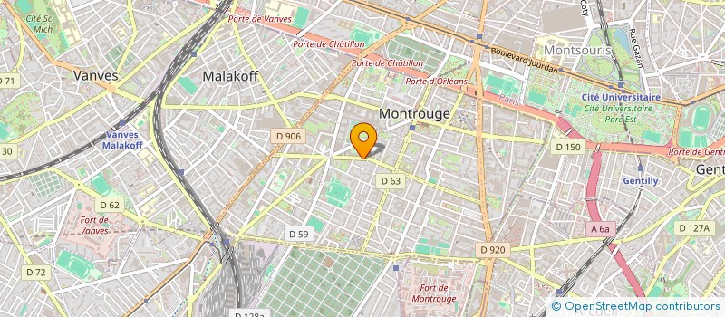 localisation de l'entreprise LE CLOS SAINT DENIS à MONTROUGE