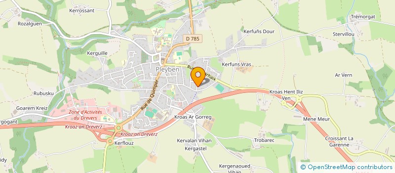 localisation de l'entreprise LE CLOS SAINT LOUIS  PLEYBEN