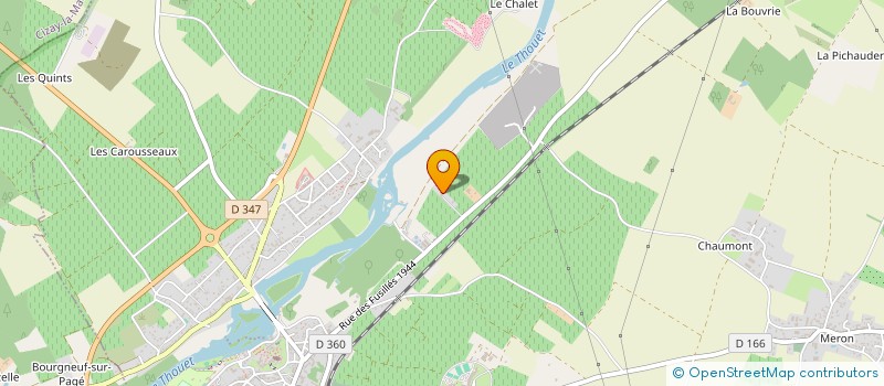 localisation de l'entreprise LE CLOS SAINT MAUR SARL  LE PUY-NOTRE-DAME