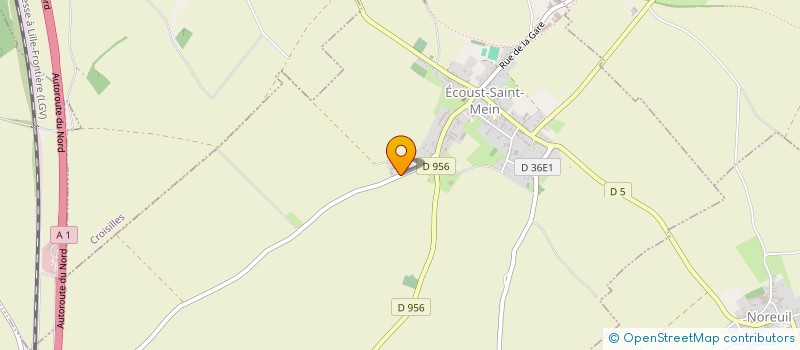 localisation de l'entreprise LE CLOS SAINT MEIN  ECOUST-SAINT-MEIN