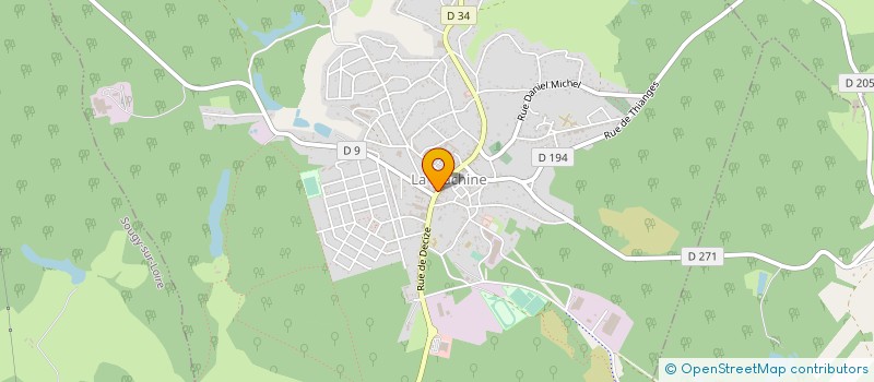 localisation de l'entreprise LE CLOS SAINT PIERRE  LA MACHINE