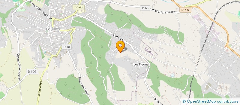 localisation de l'entreprise LE CLOS SAINT REMY à EGUILLES