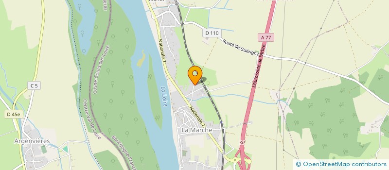 localisation de l'entreprise LE CLOS SAINT-REVERIEN  LA CHARITE SUR LOIRE