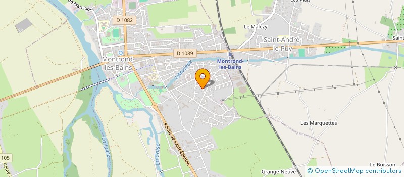 localisation de l'entreprise LE CLOS SAINTE BARBE  MONTROND-LES-BAINS