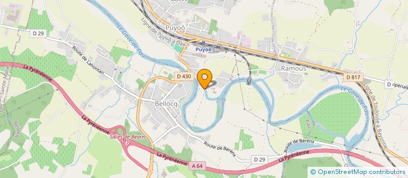 localisation de l'entreprise LE CLOS SCHNEIDER  PUYOO