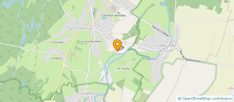 localisation de l'entreprise LE CLOS SOUS LES CHENES  SAINT-GERMAIN