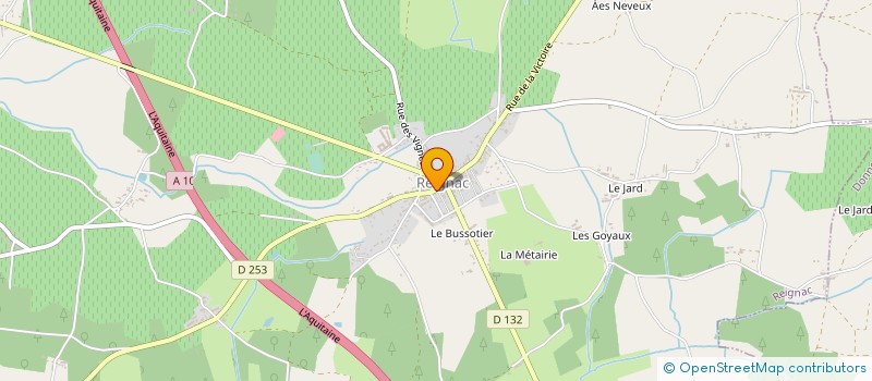 localisation de l'entreprise LE CLOS ST GEORGES à REIGNAC