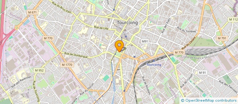 localisation de l'entreprise LE CLOS ST MARTIN  TOURCOING