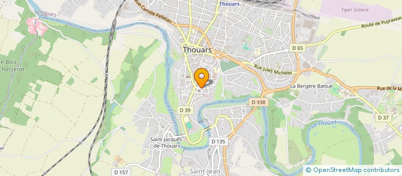 localisation de l'entreprise LE CLOS ST MEDARD  THOUARS