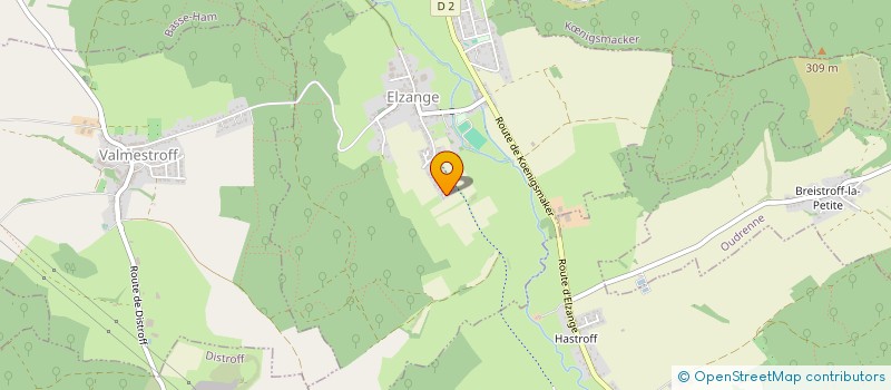 localisation de l'entreprise LE CLOS SYLVIADE  ELZANGE