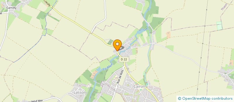 localisation de l'entreprise LE CLOS TERRIER  CAIRON