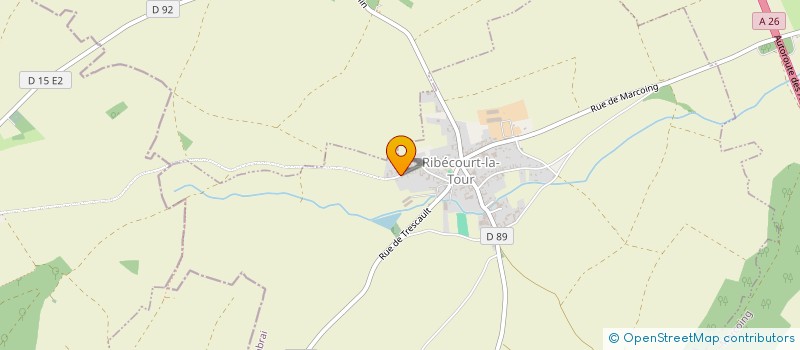 localisation de l'entreprise LE CLOS THERESE  VENDEGIES-SUR-ECAILLON