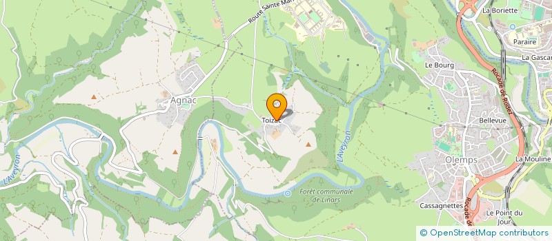 localisation de l'entreprise LE CLOS TOIZAC  OLEMPS