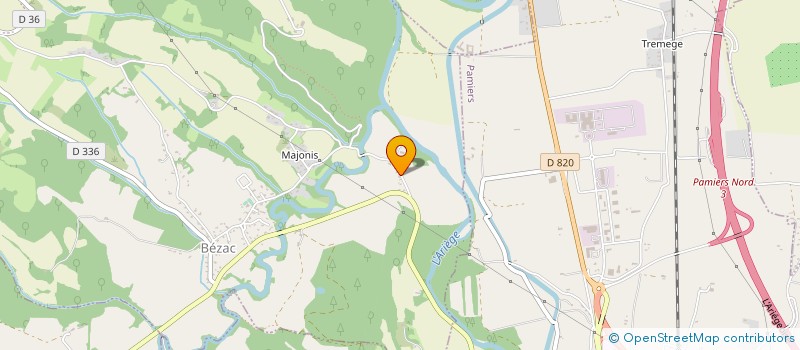 localisation de l'entreprise LE CLOS TOSCAN à BEZAC