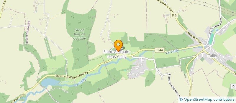 localisation de l'entreprise LE CLOS TRANQUILLE  SAINT-GERMAIN-SOUS-CAILLY