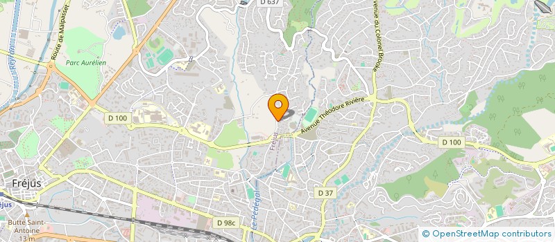 localisation de l'entreprise LE CLOS VALESCURE à FREJUS