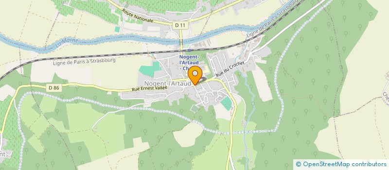 localisation de l'entreprise LE CLOS VARLOT à CROUTTES-SUR-MARNE