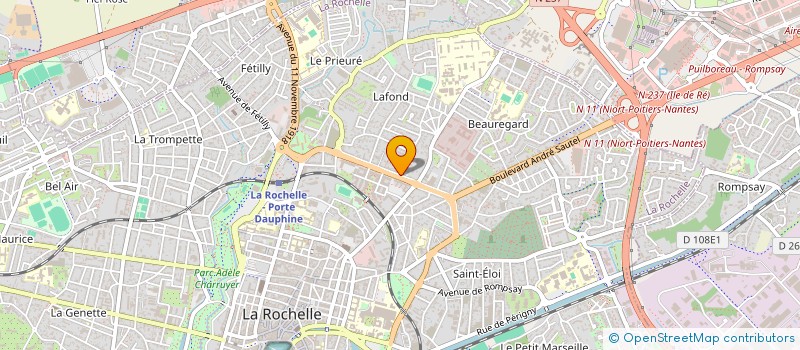 localisation de l'entreprise LE CLOS VENDOME à LA ROCHELLE