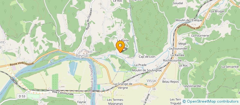 localisation de l'entreprise LE CLOS VERSAILLES BEYNAC  BEYNAC-ET-CAZENAC