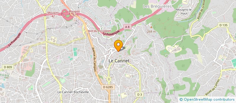 localisation de l'entreprise LE CLOS VILLE à LE CANNET