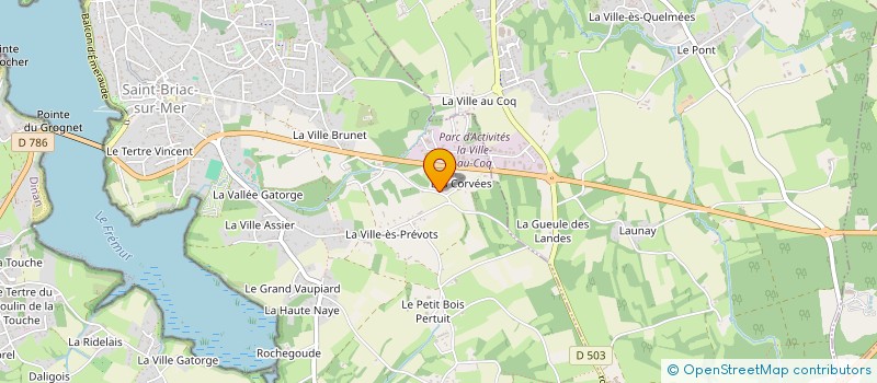 localisation de l'entreprise LE CLOS VINCENT  SAINT-BRIAC-SUR-MER