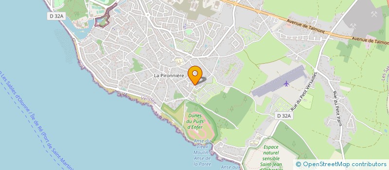 localisation de l'entreprise LE CLOS VIRGILE à LES SABLES D'OLONNE