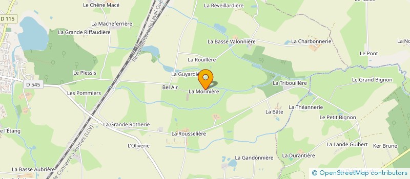 localisation de l'entreprise LE CLOS VITALIS  LOIRON-RUILLE