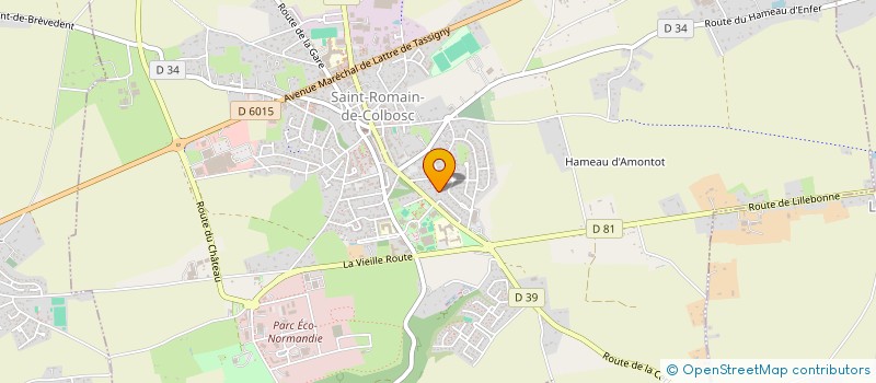 localisation de l'entreprise LE CLOS WILLIAM  SAINT-ROMAIN-DE-COLBOSC