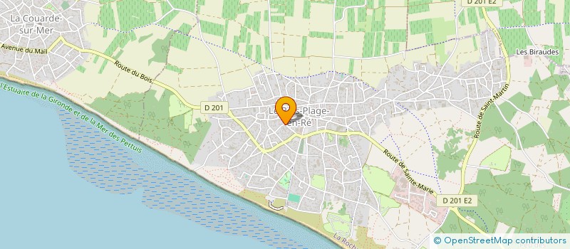 localisation de l'entreprise LE CLOSEAU DES SONGES  LE BOIS-PLAGE-EN-RE