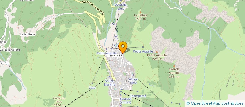 localisation de l'entreprise LE CLOTTE  LES DEUX ALPES