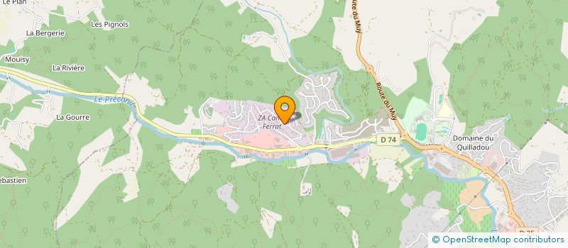 localisation de l'entreprise LE CLOTURISTE à SAINTE-MAXIME