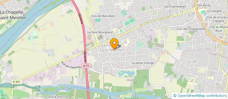 localisation de l'entreprise LE CLOVIS à SAINT-PRYVE-SAINT-MESMIN