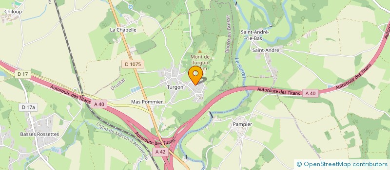 localisation de l'entreprise LE CLOZAUD  DRUILLAT