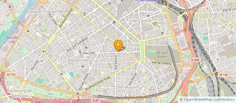 localisation de l'entreprise LE CLOZEAU DE SAINT SAULVE  LILLE