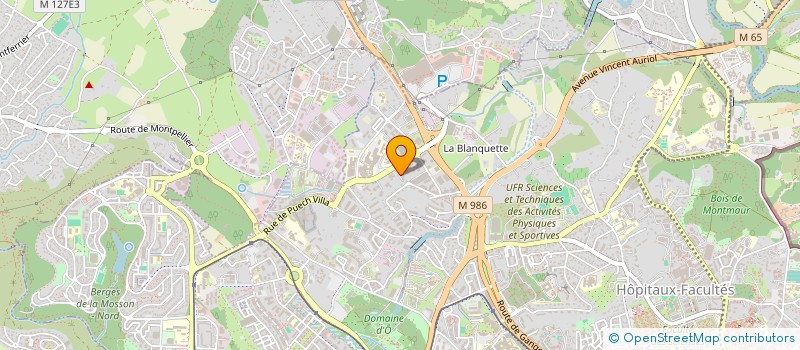 localisation de l'entreprise LE CLUB 13 à MONTPELLIER