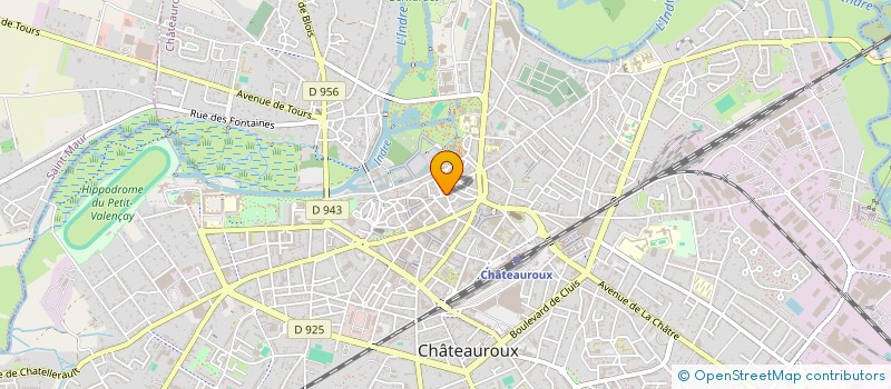 localisation de l'entreprise LE CLUB à CHATEAUROUX