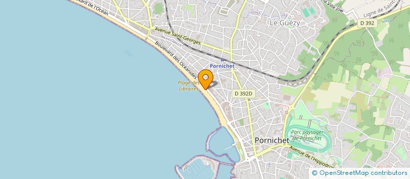 localisation de l'entreprise LE CLUB à PORNICHET