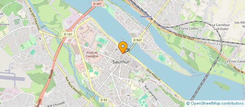 localisation de l'entreprise LE CLUB  SAUMUR