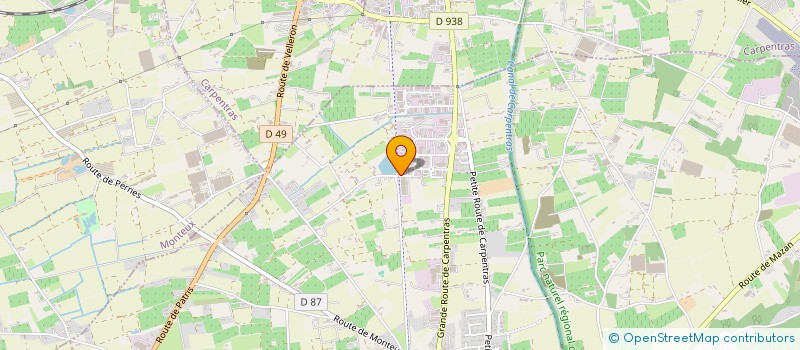 localisation de l'entreprise LE CLUB  PERNES-LES-FONTAINES