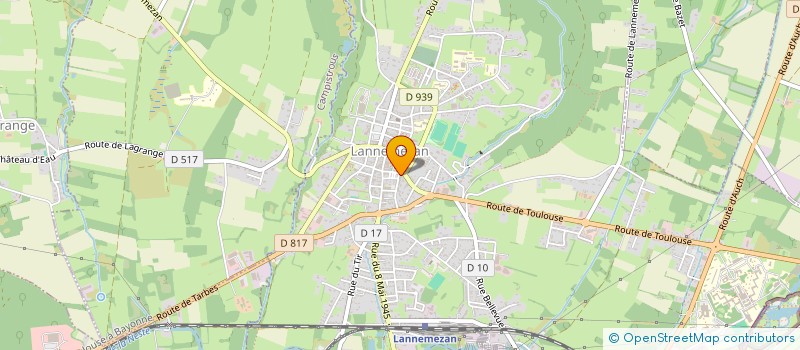 localisation de l'entreprise LE CLUB  LANNEMEZAN