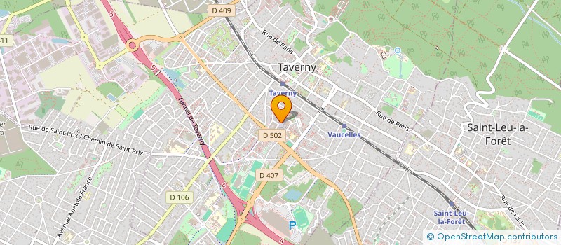 localisation de l'entreprise LE CLUB  TAVERNY