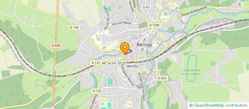 localisation de l'entreprise LE CLUB à BERNAY