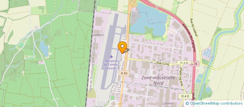 localisation de l'entreprise LE CLUB AIR BUSINESS  COLMAR