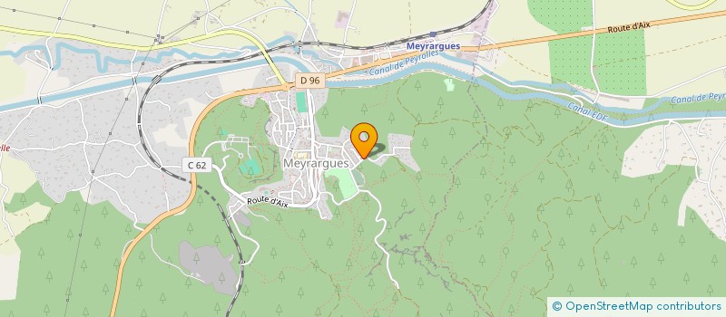 localisation de l'entreprise LE CLUB AUTOMOBILE DE MEYRARGUES DU PAYS D AIX EN PROVENCE ET DU VAL DE DURANCE à MEYRARGUES