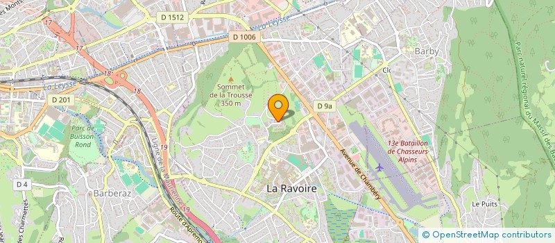 localisation de l'entreprise LE CLUB BIO à LA RAVOIRE
