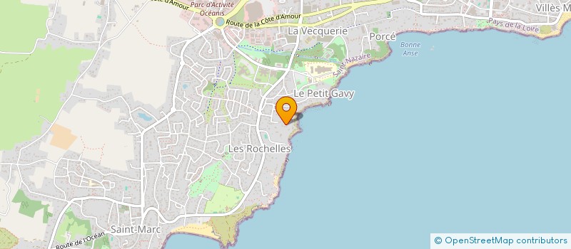 localisation de l'entreprise LE CLUB CHANTIERS DE L'ATLANTIQUE  SAINT-NAZAIRE