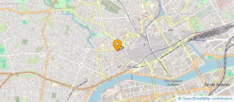 localisation de l'entreprise LE CLUB CREATIF à NANTES