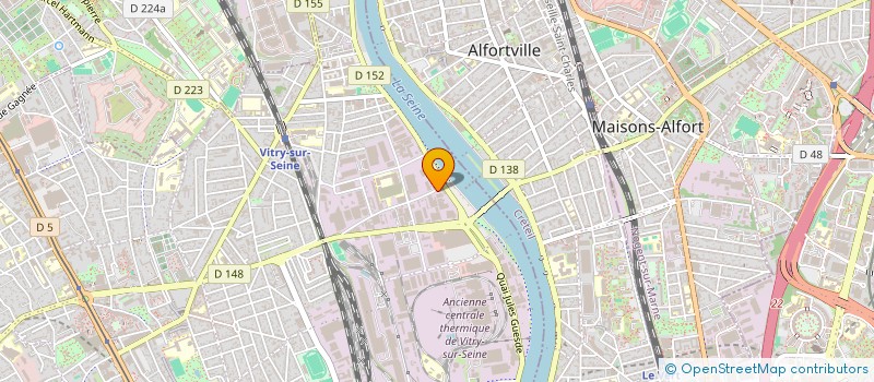 localisation de l'entreprise LE CLUB DE FLECHETTES DES MANCHOTS (CFM) à VITRY-SUR-SEINE