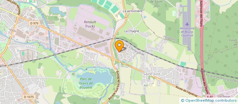 localisation de l'entreprise LE CLUB DE L'AMITIE à BOURG-EN-BRESSE